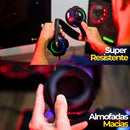 Headset Gamer RGB LED para PC – Som Imersivo e Design Iluminado